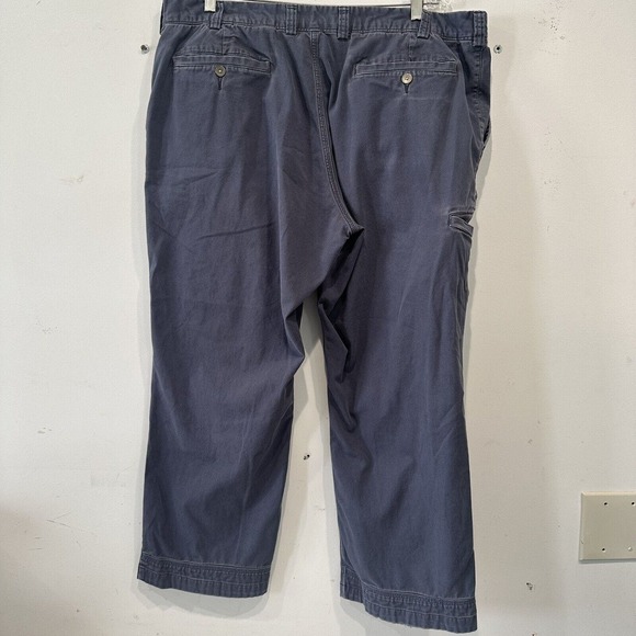 Duluth Trading Flex Ballroom Khakis Mens 40x30 Blue Canvas Pants Workwear - Picture 5 of 10